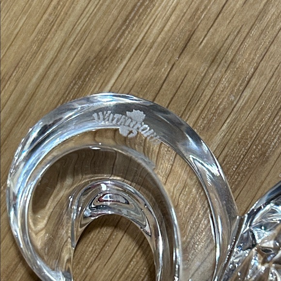 Waterford Crystal Fleur-de-Lis with Red Accent Ornament - Picture 2 of 16